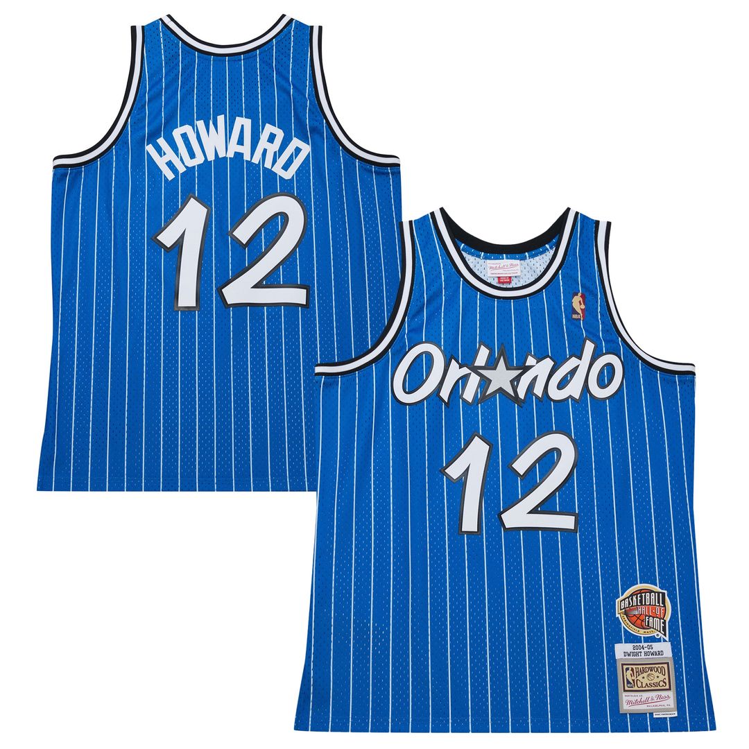 Orlando Magic Dwight Howard 2004/05 Hardwood Classics Hall of Fame Swingman Jersey - Blue Team Jersey Sports Fan Apparel