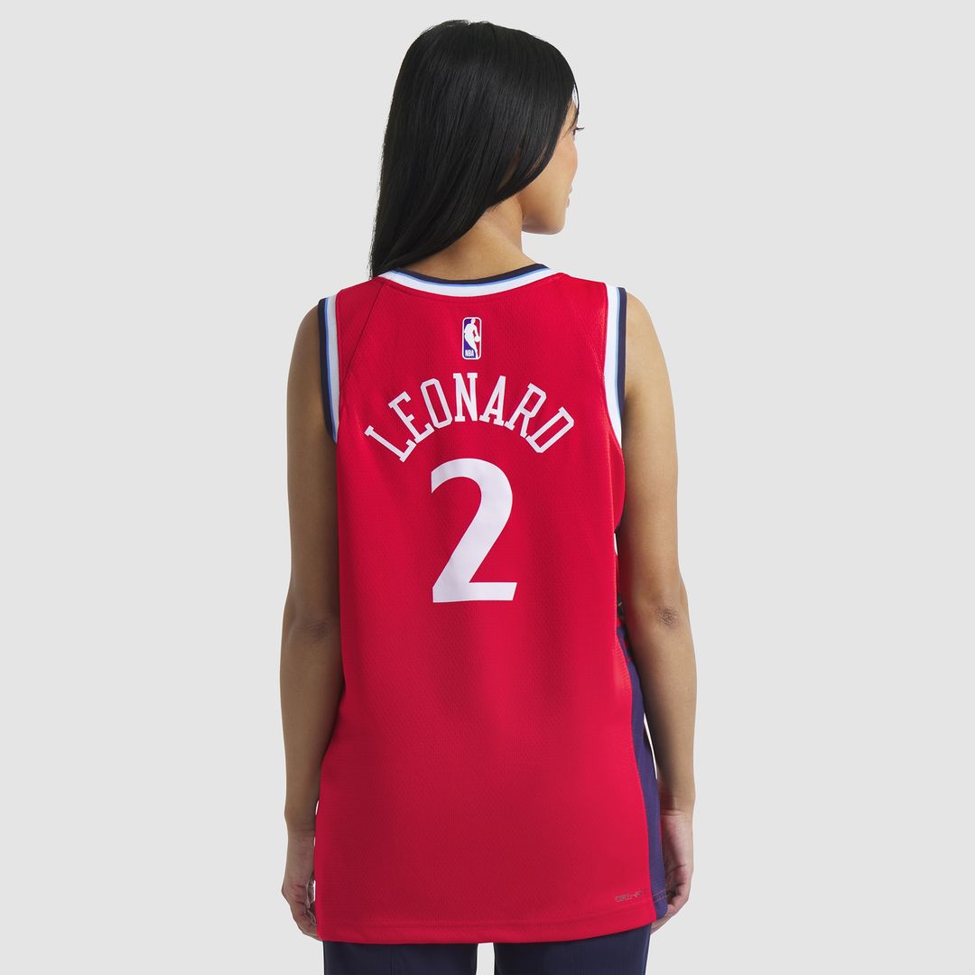 LA Clippers Kawhi Leonard Jordan Brand Unisex 2024/25 Swingman Jersey - Statement Edition - Red Team Jersey Sports Fan Apparel
