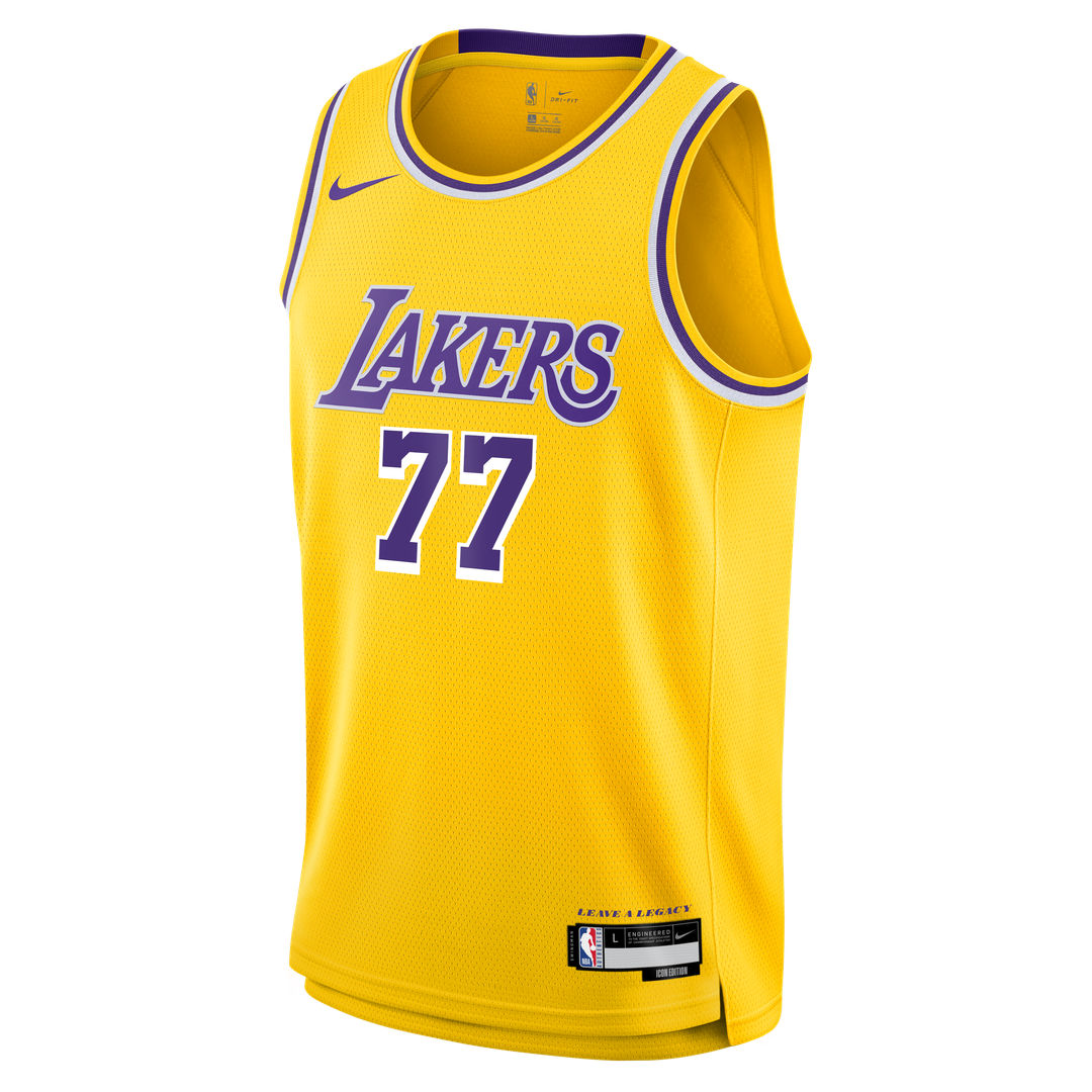 Los Angeles Lakers Luka Dončić Nike Unisex Swingman Jersey - Icon Edition - Gold Team Jersey Sports Fan Apparel