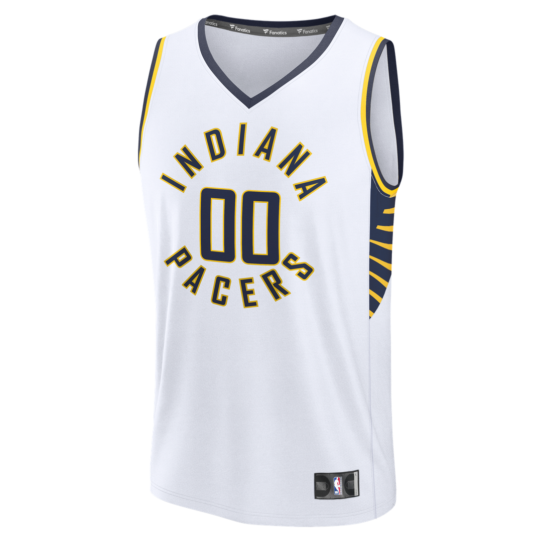Indiana Pacers Fanatics Fast Break Custom Jersey - Icon Edition - White Team Jersey Sports Fan Apparel