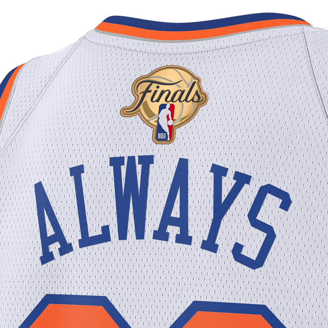 New York Knicks Nike Unisex 2026 NBA Finals Champions Always 26 Swingman Jersey - White - Association Edition Team Jersey Sports Fan Apparel