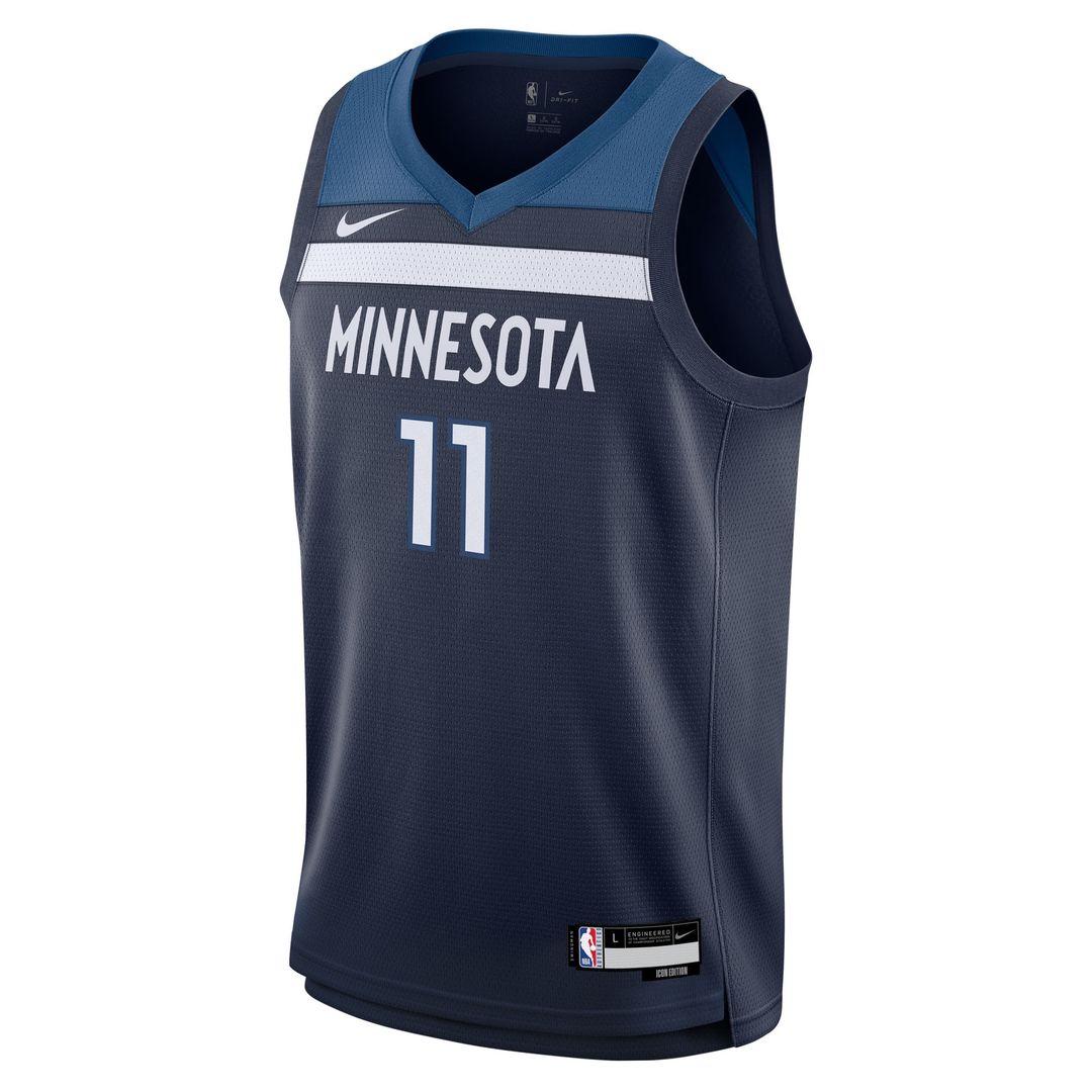 Minnesota Timberwolves Naz Reid Nike Youth Swingman Jersey - Icon Edition - Navy Team Jersey Sports Fan Apparel