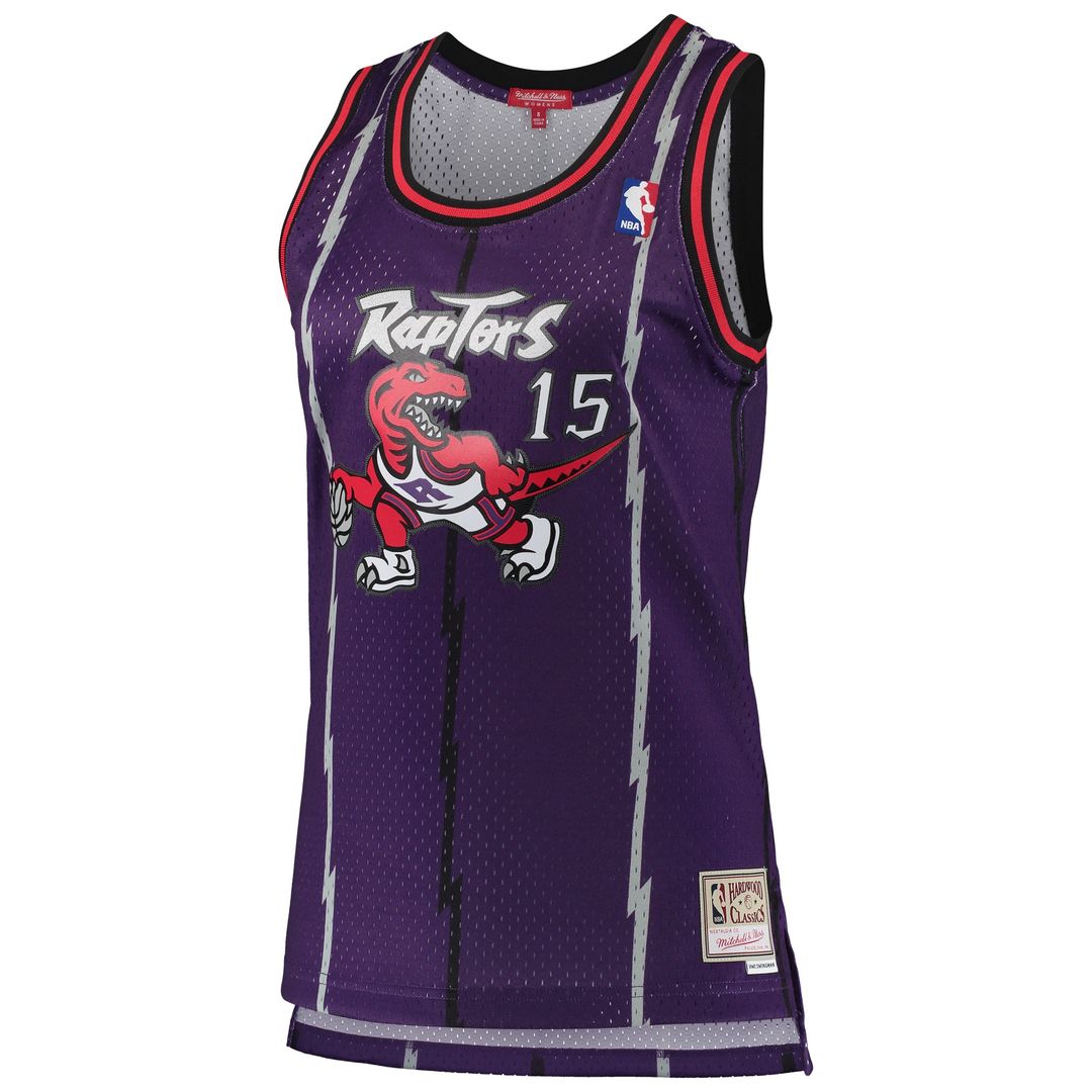 Toronto Raptors Vince Carter Mitchell & Ness Women's 1998/99 Hardwood Classics Swingman Jersey - Purple Team Jersey Sports Fan Apparel