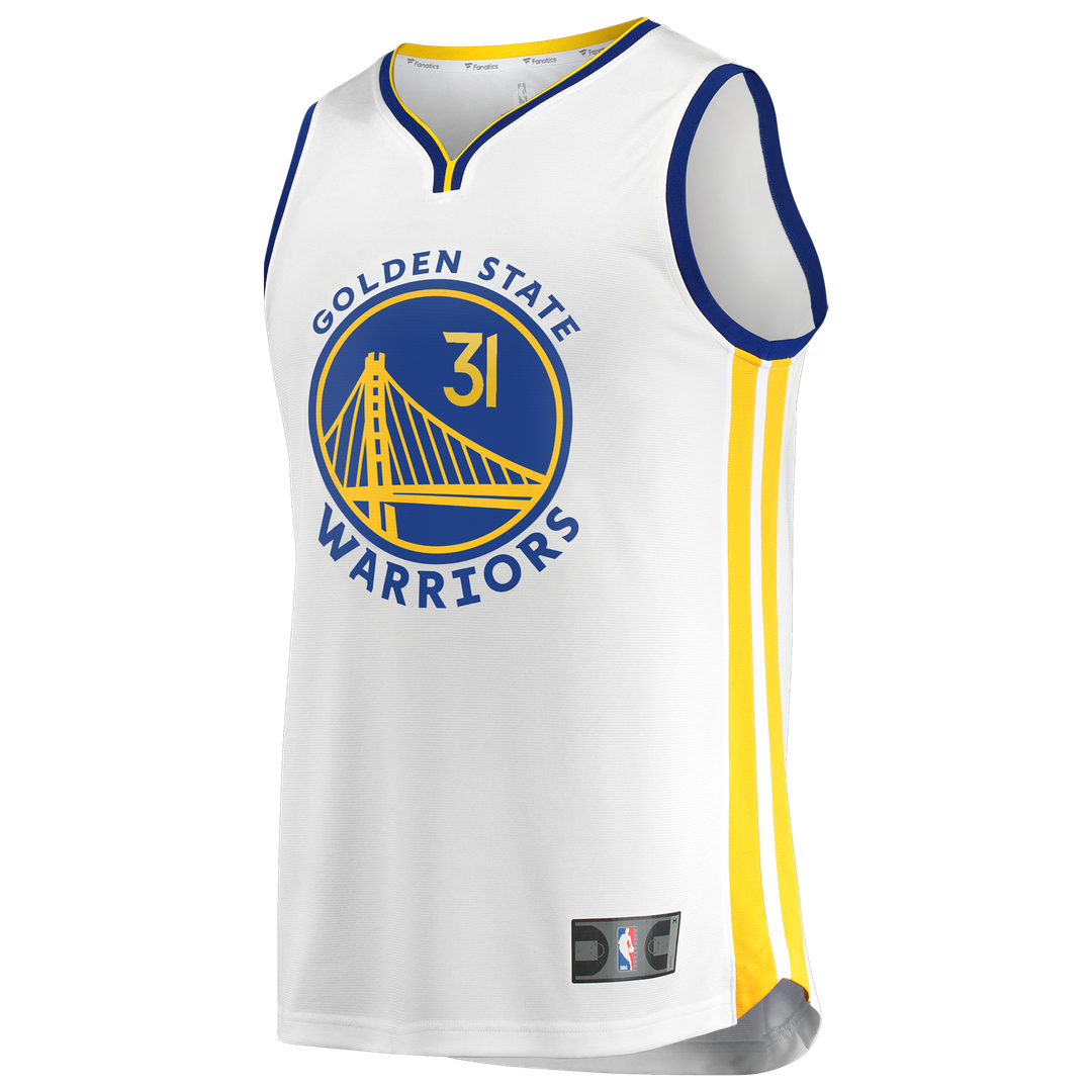 Golden State Warriors Seth Curry Fanatics Fast Break Replica Jersey - White - Association Edition Team Jersey Sports Fan Apparel