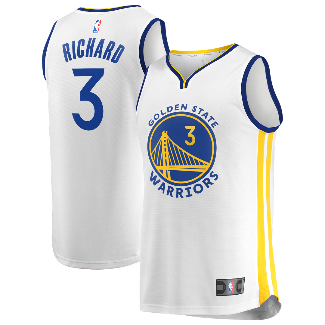 Golden State Warriors Will Richard Fanatics Fast Break Replica Jersey - White - Association Edition Team Jersey Sports Fan Apparel