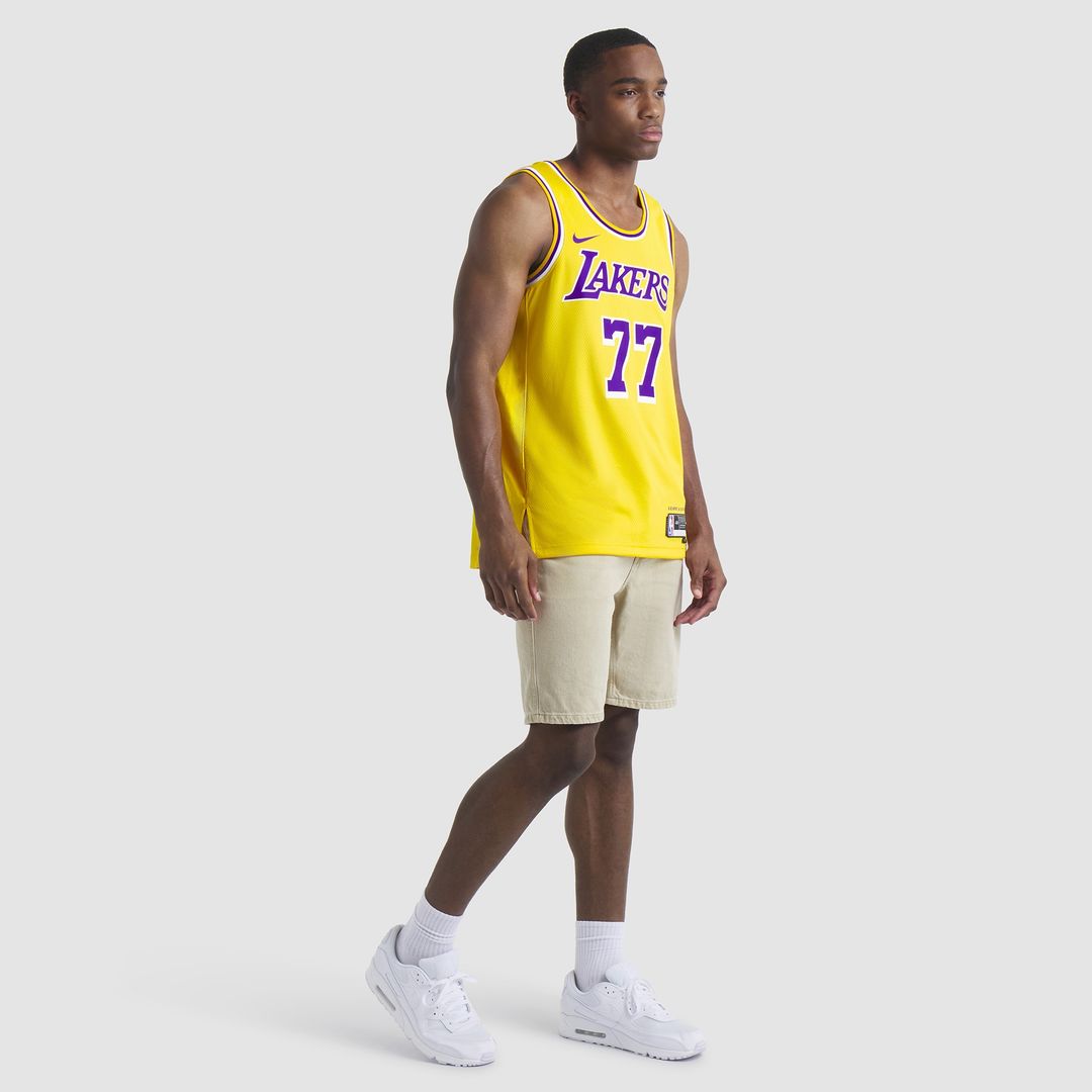 Los Angeles Lakers Luka Dončić Nike Unisex Swingman Jersey - Icon Edition - Gold Team Jersey Sports Fan Apparel