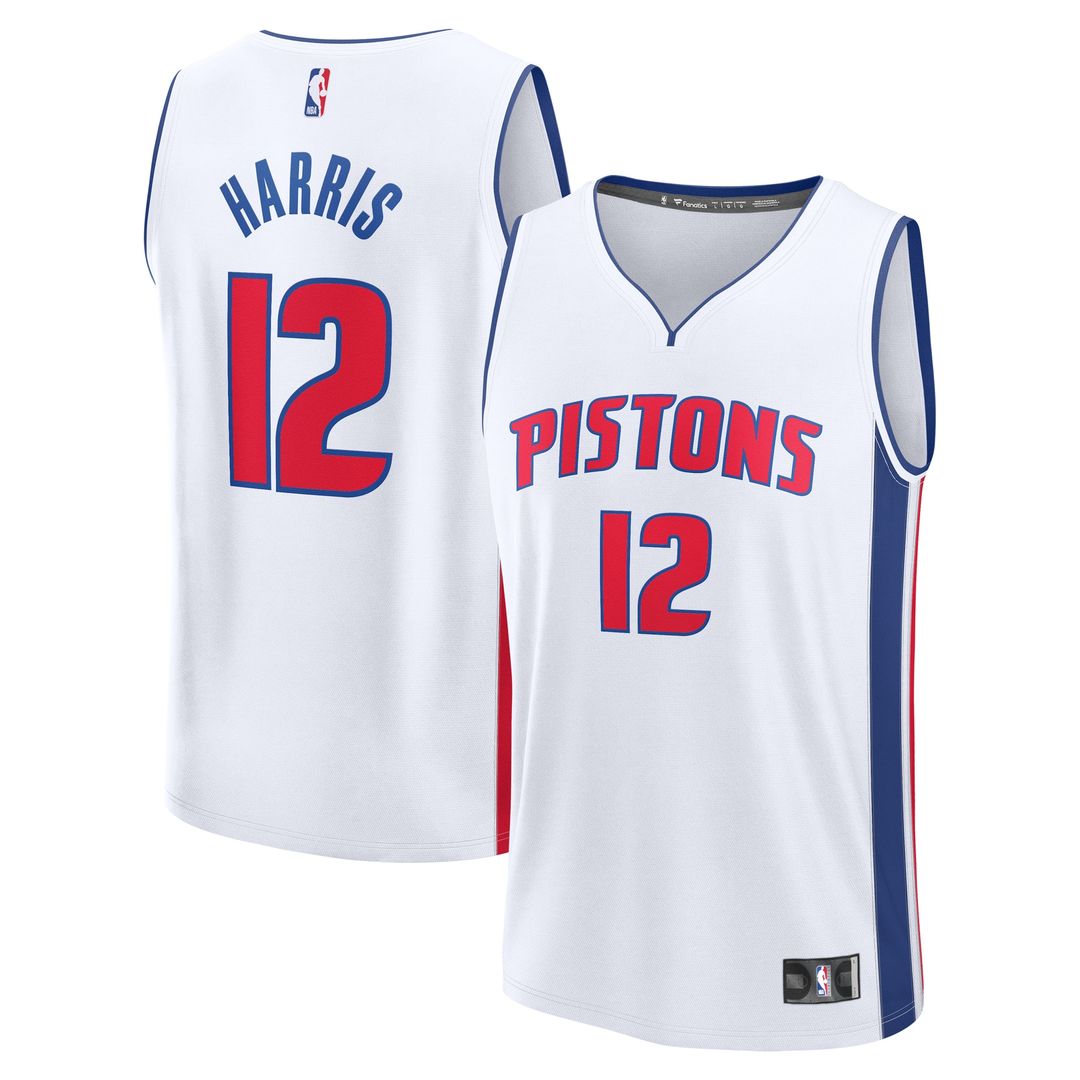 Detroit Pistons Tobias Harris Fanatics Fast Break Replica Player Jersey - Association Edition - White Team Jersey Sports Fan Apparel