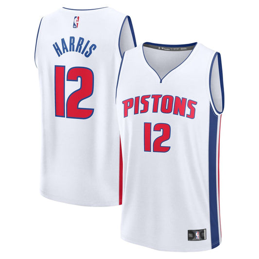 Detroit Pistons Tobias Harris Fanatics Fast Break Replica Player Jersey - Association Edition - White Team Jersey Sports Fan Apparel