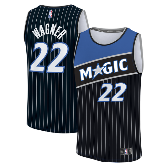 Orlando Magic Franz Wagner Fanatics Youth Fast Break Jersey - Statement Edition - Black Team Jersey Sports Fan Apparel