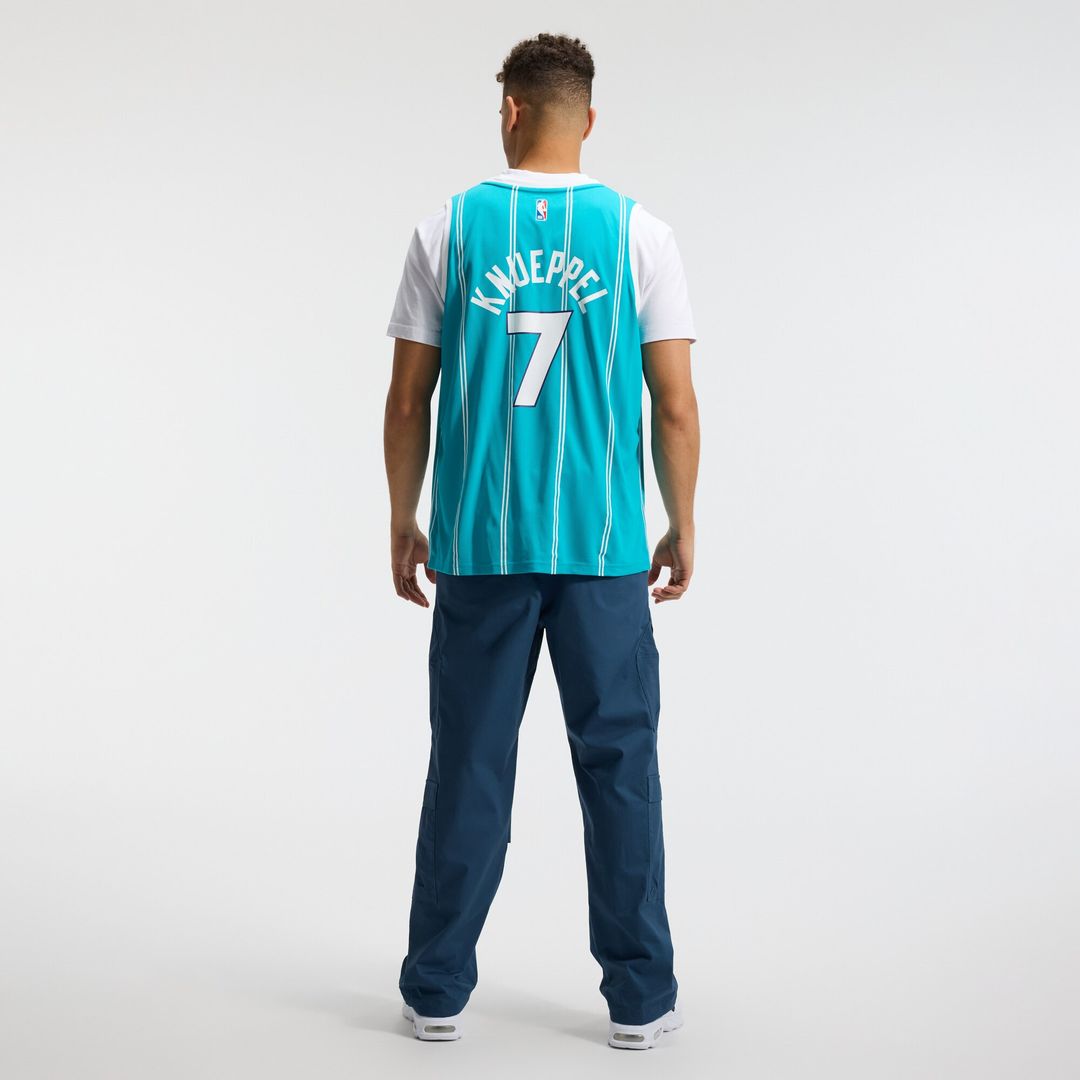 Charlotte Hornets Kon Knueppel Fanatics 2025 NBA Draft First Round Pick Fast Break Replica Jersey - Icon Edition - Teal Team Jersey Sports Fan Apparel