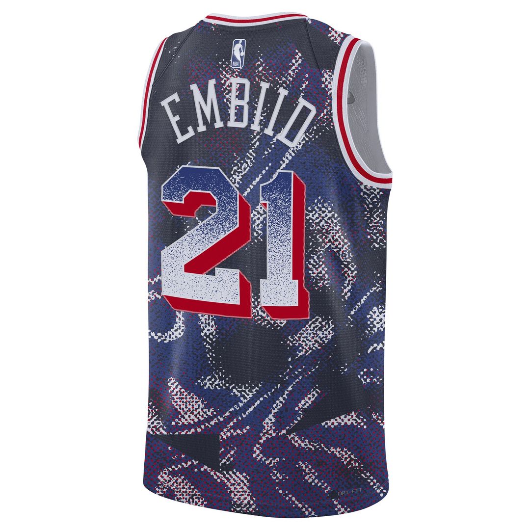 Philadelphia 76ers Joel Embiid Nike Unisex 2025 Select Series Swingman Player Jersey - Navy Team Jersey Sports Fan Apparel