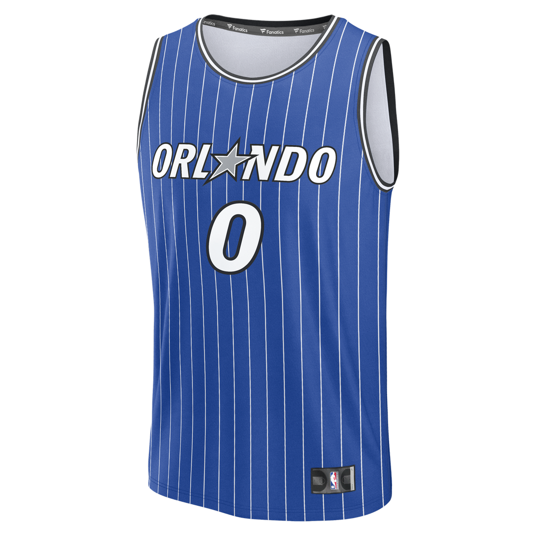Orlando Magic Anthony Black Fanatics Fast Break Replica Jersey - Royal - Icon Edition Team Jersey Sports Fan Apparel
