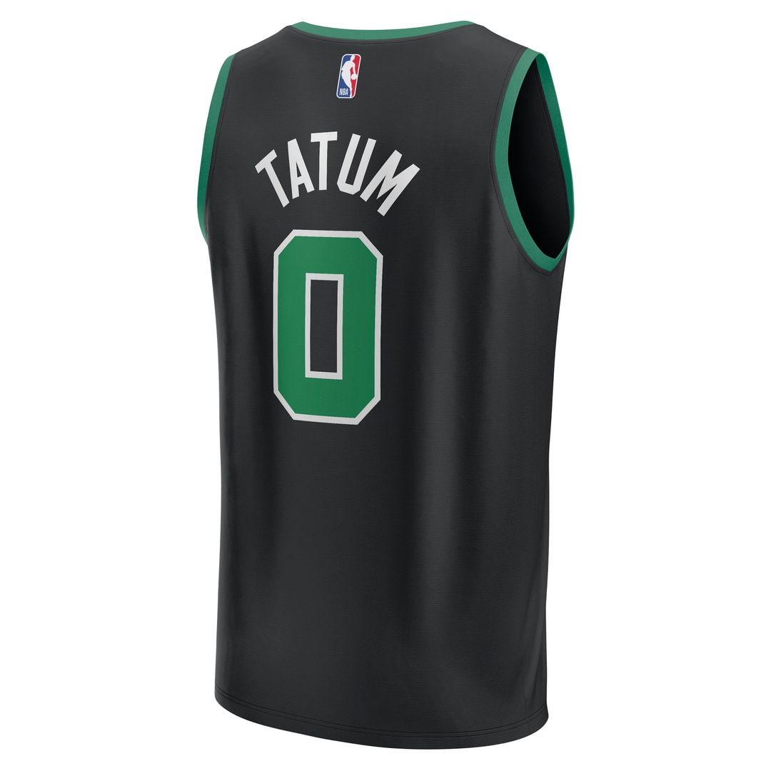 Boston Celtics Jayson Tatum Fanatics Fast Break Replica Player Jersey - Statement Edition - Black Team Jersey Sports Fan Apparel