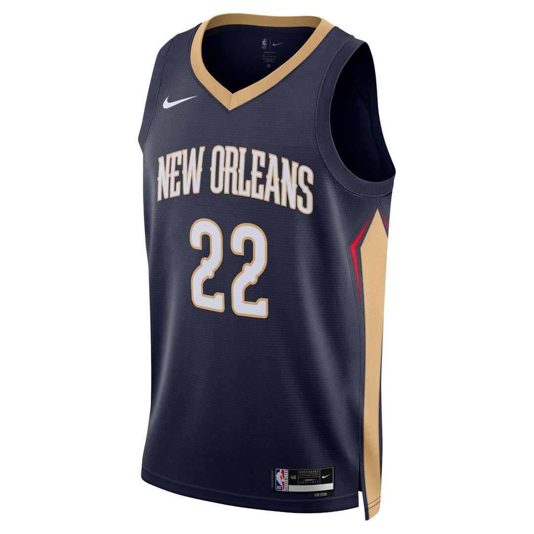 New Orleans Pelicans Derik Queen Nike Unisex Swingman Jersey - Icon Edition - Navy Team Jersey Sports Fan Apparel